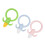 3pcs Baby Corn Teether Silicone Soothing Teething 7