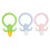 3pcs Baby Corn Teether Silicone Soothing Teething 4