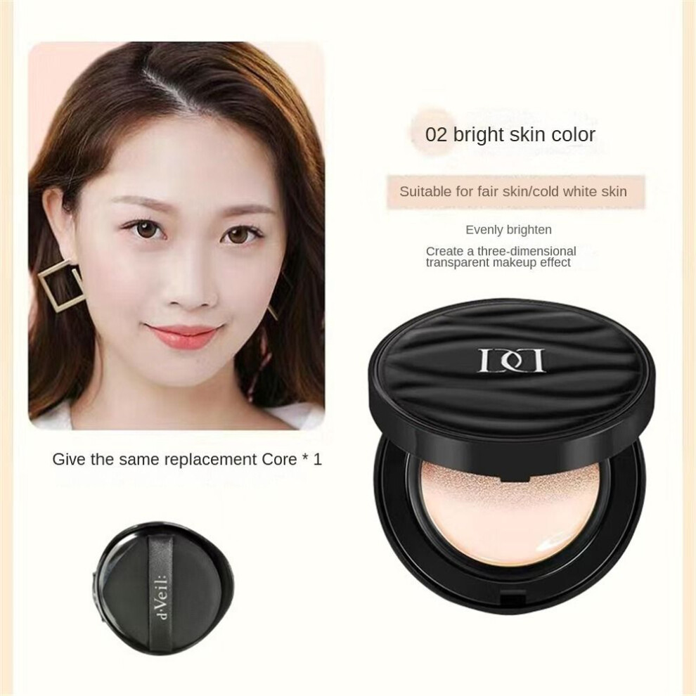(02#) Air Cushion Bb Cream Concealer Natural Easy To Smudge Light Non-acne-image-OPC-PJQVMTK-NEW