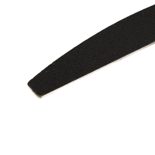 100 pezzi di lime per unghie a mezzaluna 18x3cm con basetta 2