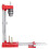 Kit rouge de guide de perceuse portable réglable 1.5-10mm 4