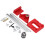 Kit rouge de guide de perceuse portable réglable 1.5-10mm 8
