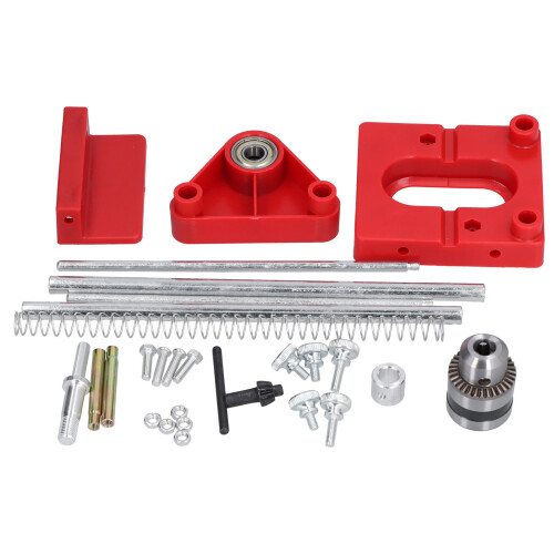 Kit rouge de guide de perceuse portable réglable 1.5-10mm 2