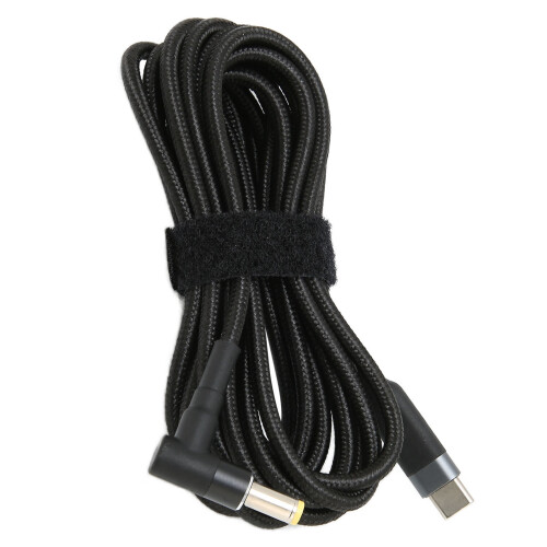 PD/EMARK 100 W 3 m Câble d'alimentation Type-C vers 5,5 x 2,5 mm
