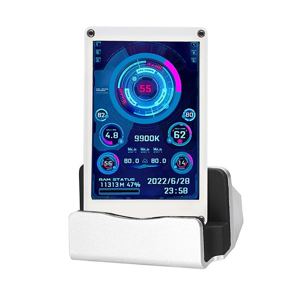 3.5In Pc Temp Monitor Dual Usb Interface Ips Usb 9469363342676