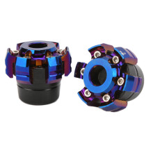 Coppia di sliders per forcella in lega di alluminio per motocicletta