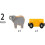 Brio BRIO - 33969 - WAGON ET ELEPHANT - Mixte - Jaune - Multicolore 3