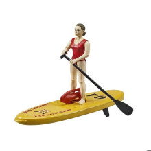Figurine Bworld : Lifeguard mit Stand up Paddle