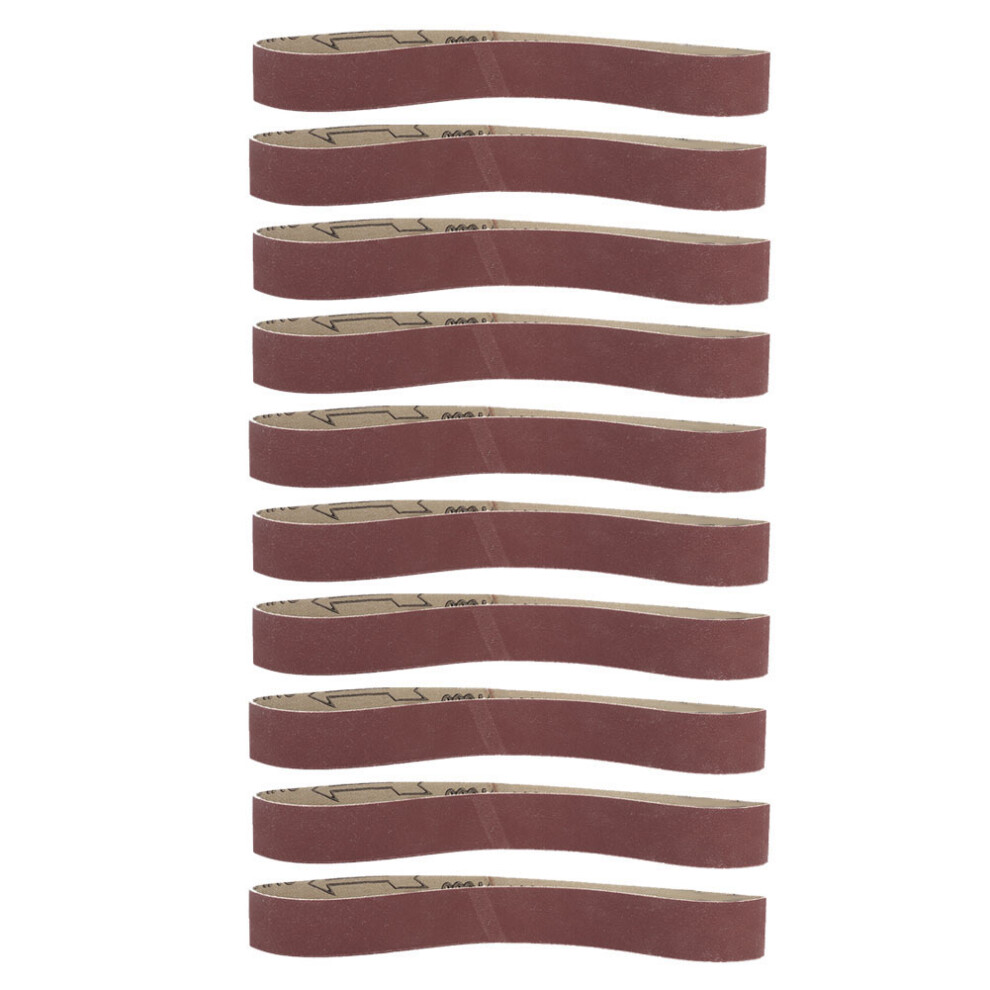 10pcs Alumina Abrasive Belt Sanding Band Grinding