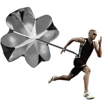 Resistance Parachute for Sprint Training, Adjustable Strap Drag Chute for Track Field Deceleration Training, 54 Inch Size