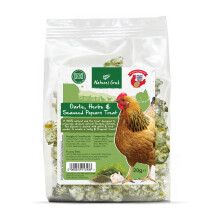 (18 x 20g) Natures Grub Poultry Garlic, Herbs & Seaweed Popcorn Treat 20g