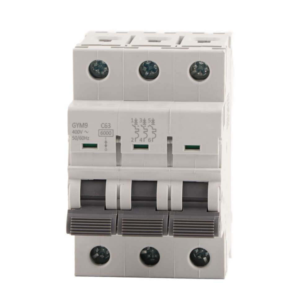 GYM9‑C65 Circuit Breaker 3P 230/400VAC 50/60Hz