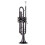 Brass Plated Black Bb Trumpet Set for Beginner 5