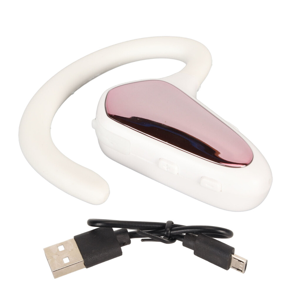 Wireless Bluetooth Earpiece Bone Conduction Noise Pink 9469363349316