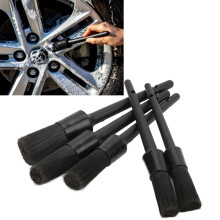 Kit de 5 pinceaux de detailing automobile noir