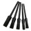 Kit de 5 pinceaux de detailing automobile noir 13
