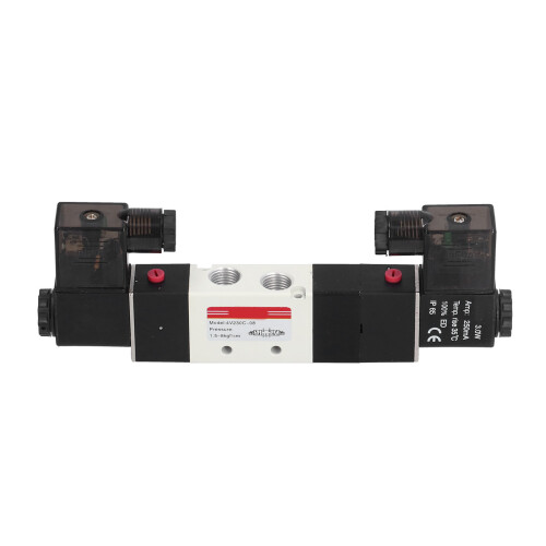 4V230C-08 3P 5W G1/4 Électrovanne DC24V Argent
