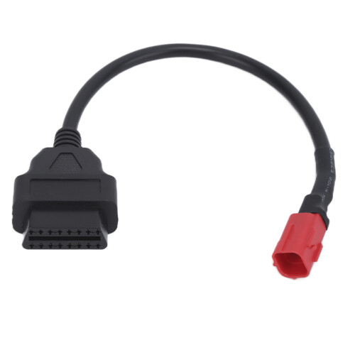 Câble OBD moto 16Pin-6Pin, ABS noir 1
