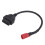 Câble OBD moto 16Pin-6Pin, ABS noir 16