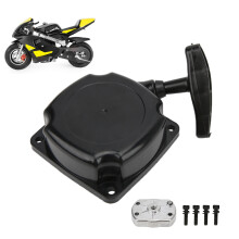 Metallischer Anlasser mit Claw Pawl Zahnrad geeignet für 2-Takt 47cc 49cc GS‑12 Pocket Mini Bike