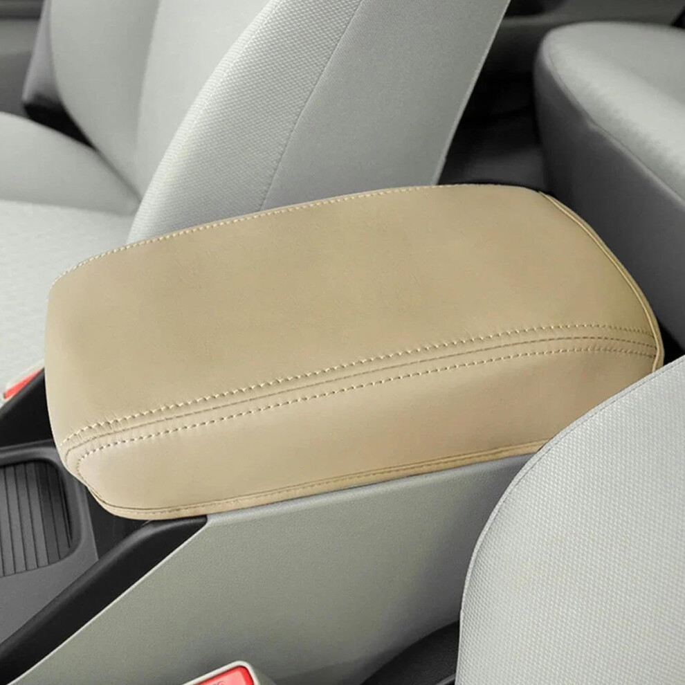 Center Console Cover For Honda Civic 9Th 2012-2015, Durable Leather Armrest Cover For Car Interior Protection Black 6482260759869