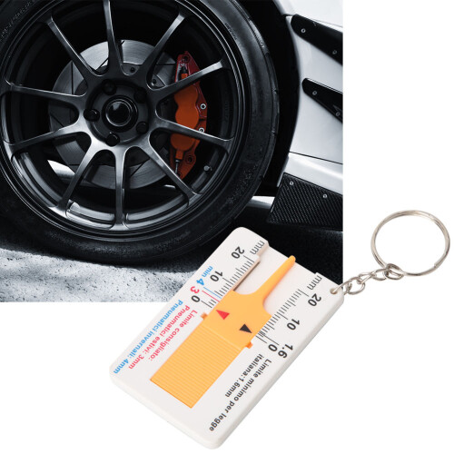 0-20mm High Accuracy Plastic Tyre Tire Depth Gauge 2
