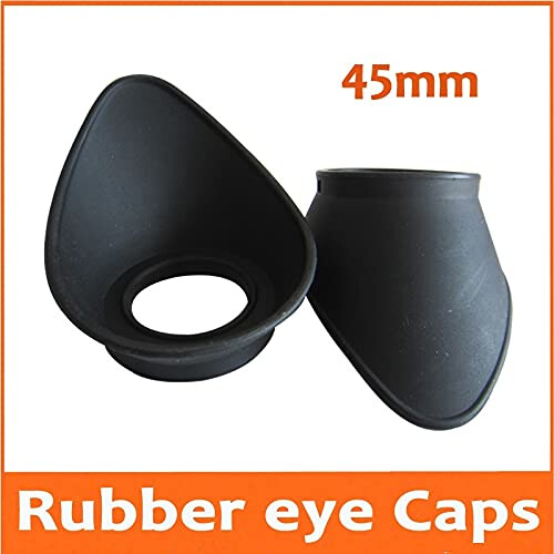 Microscope Observation Eyeshade 45mm 2pcs Compatible with Biological Stereo Monocular Binoculars and Telescopes 1