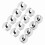 20pcs 17mm Nut Car Wheel Auto Hub Screw Protection 8