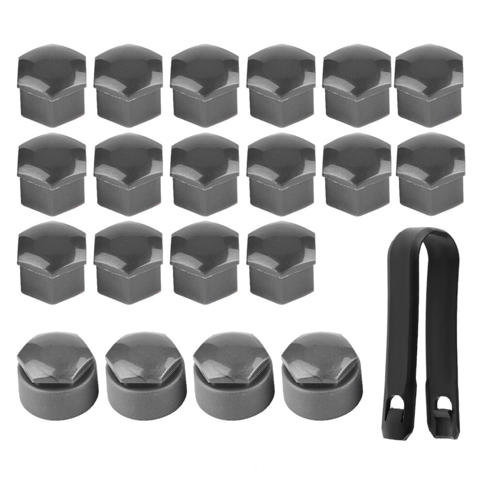 20Pcs 17Mm Nut Car Wheel Auto Hub Screw Protection Gray 9469363353030