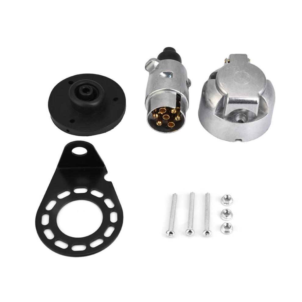 12V 7Pin Trailer Plug Socket Connector Adapter 9469363353726