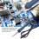 60W 19cm Copper Silicone Soldering Iron Handle with 6 Hole Socket 9