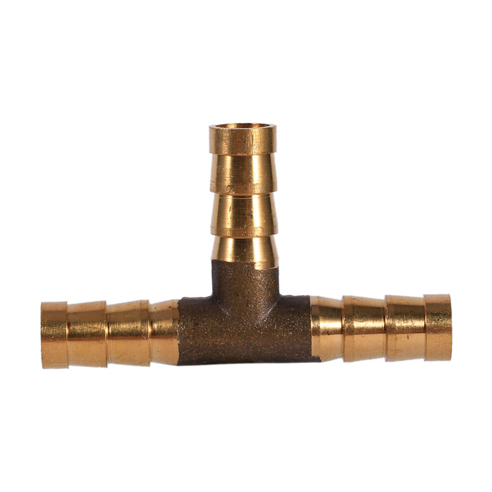 Brass T Piece 3 Way Fuel Hose Joiner Connector 8Mm 9469363355041