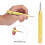Hardened Steel Automatic Center Punch 130mm Yellow Adjustable Force 7
