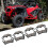 8Pcs Front & Rear Brake Pads Replacement for 11