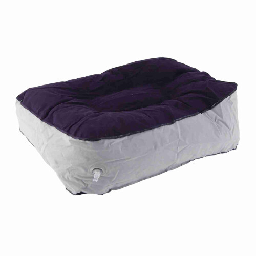 Inflatable Flocking Foot Rest Pillow Travelling 2