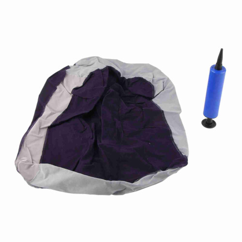Inflatable Flocking Foot Rest Pillow Travelling