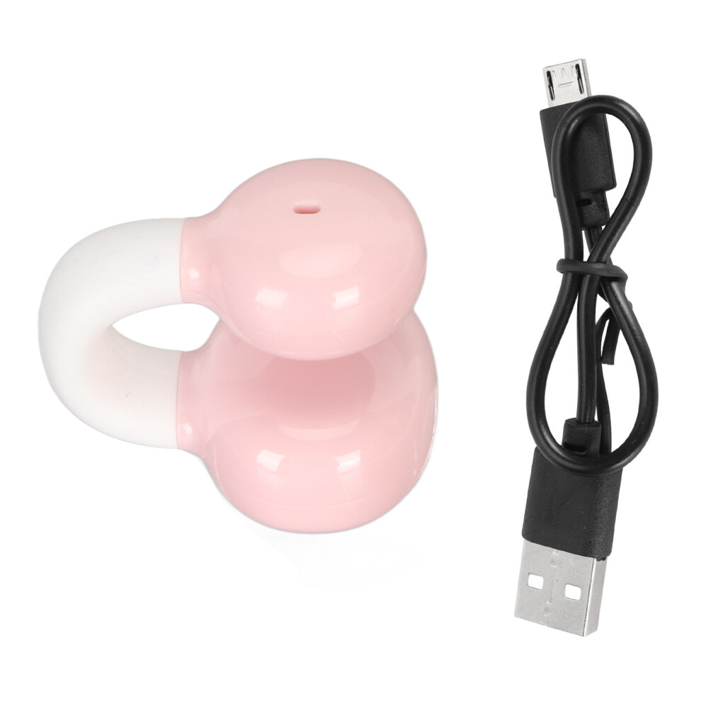 Bluetooth Clip On Earphones Stylish Mini Hifi Pink 9469363356437