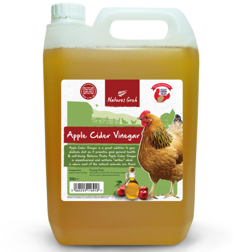 (5ltrs) Natures Grub Poultry Cider Vinegar 5ltr