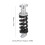 5.9in 1500lb Rear Shocks Suspension Bumper Spring 14