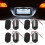 4 pièces 12 V 6 LED lampes de plaque d'immatriculation blanches et étanches 15