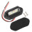 4 pièces 12 V 6 LED lampes de plaque d'immatriculation blanches et étanches 9