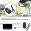 Mini dash cam 1080p USB DVR registrazione in loop nera 4