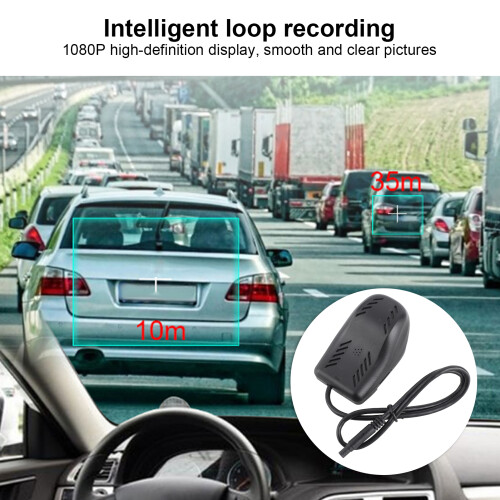 Mini dash cam 1080p USB DVR registrazione in loop nera 2