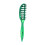 Spazzola per capelli ventilata verde piccola e curva 1 pezzo ABS/Nylon 2