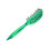 Spazzola per capelli ventilata verde piccola e curva 1 pezzo ABS/Nylon 5