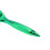 Spazzola per capelli ventilata verde piccola e curva 1 pezzo ABS/Nylon 3