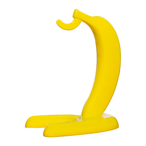 Supporto porta-banane giallo 25.7*18*12cm, plastica 2