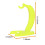 Supporto porta-banane giallo 25.7*18*12cm, plastica 6