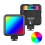 N69 Lampe LED RVB 2000 mAh Noir 8,2  6,6  3 cm 13
