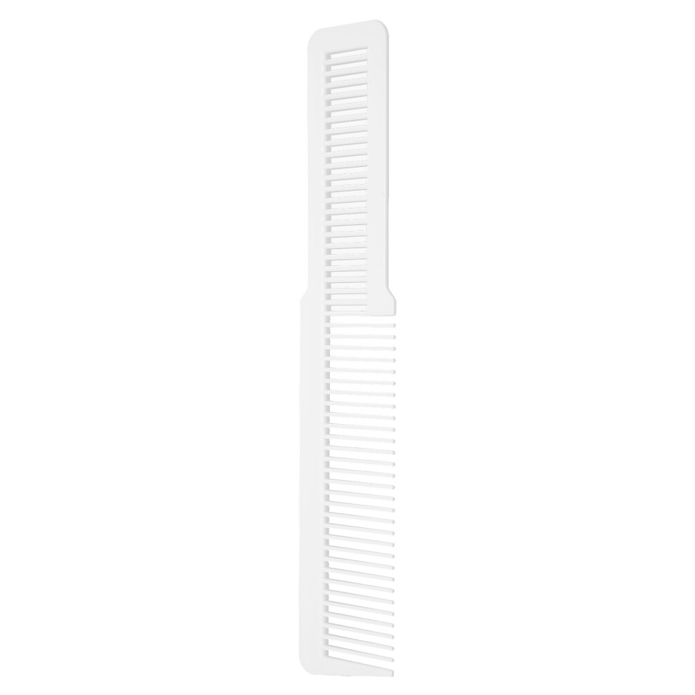 High-Quality White Pocket Hairdressing Comb with Fine & Wide Teeth